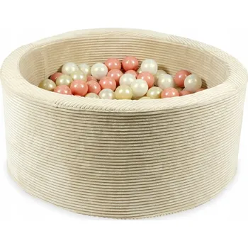 Suchý bazén Suchý bazén s míčky, manšestr, béžový