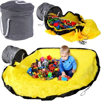 úložný prostor na hračky Koš na hračky s herní podložkou 2v1 30 × 29 cm