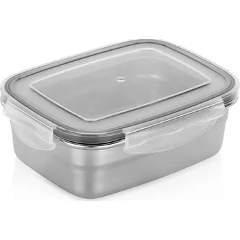 Dóza na potraviny M.A.T. Group Dóza obdélníková nerez + PH víčko s klick uz. 0,5 l 14,5 x 11,5 x 5,2 cm