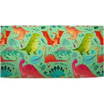 Osuška Sablio Ručník Dinosauři v trávě - 30x50 cm