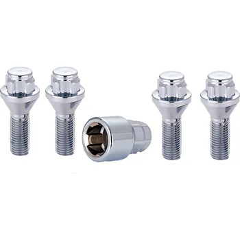 Nářadí pro automobil Sada šroubů pro disky M12x1.25 kužel 60 stupňů, délka závitu 27,5 mm, klíč 17/19