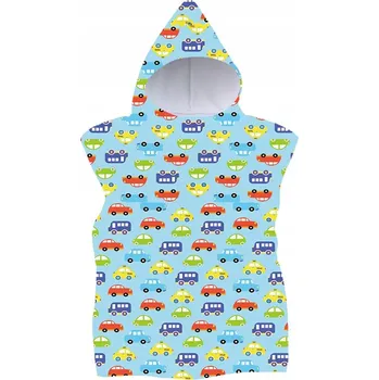 Prostěradlo Deka s kapucí Cotton world 120 x 60 cm modrá