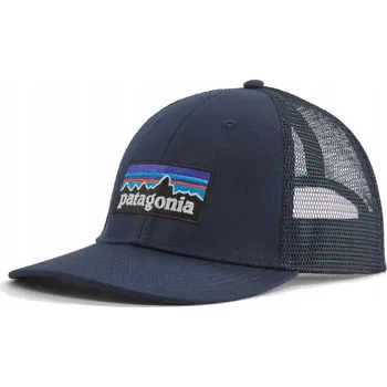 Kšiltovka Kšiltovka Patagonia P-6 Logo LoPro Trucker Hat - tmavě modrá (new navy)