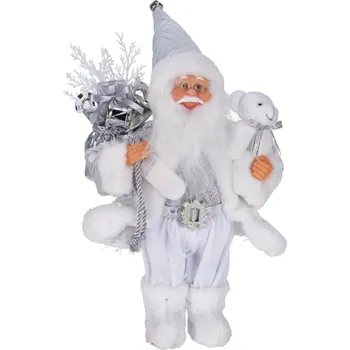 Vánoce Matgroup Dekorace SANTA stojící 30cm LED STŘ