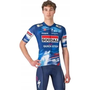 cyklistický dres Cyklistický dres Castelli Competizione Team Soudal Quick-Step M