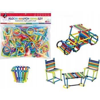 ostatní stavebnice Stavebnice malých géniů Askato 123363 tyčinek 436 dílků