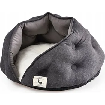 Pelíšek pro psa Měkký kulatý Pelíšek Pro Psa Kočku Polštář na spaní a odpočinek, šedý