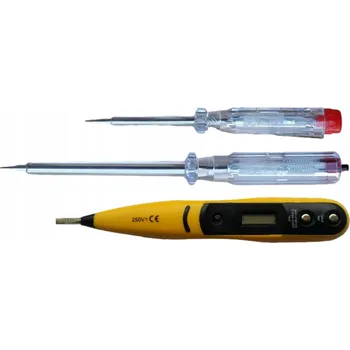 Zkoušečka Zkoušečka napětí tester indikátor detektor 220-250V neonka 3 kusy