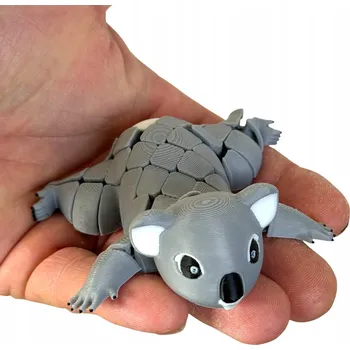 Figurka Segmentová Koala – pružná, pohyblivá 3D figurka, hračka, dárek