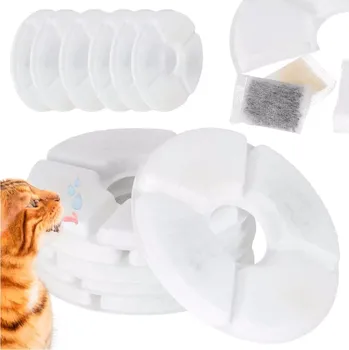 Miska pro psa Náhradní filtry do fontánky pro domácí mazlíčky, sada 6 ks