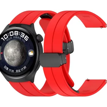 Řemínek na hodinky Řemínek e-smart24 pro Samsung 22mm červený