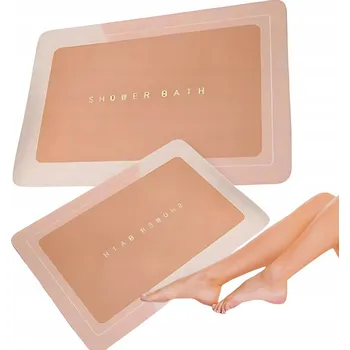 Koupelnová předložka Protiskluzová koupelnová podložka Rychleschnoucí předložka do sprchy 39x60 cm