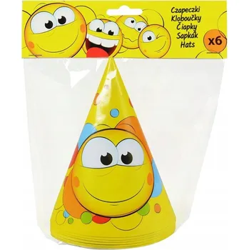 Vrták Papírové narozeninové čepičky na oslavu MINKI x6