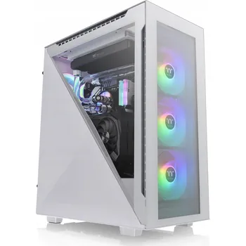 PC skříň Thermaltake Divider 500 TG Snow ARGB Midi Tower Bílá
