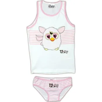 DÍVČÍ SPODNÍ PRÁDLO - SOUPRAVA FURBY světle růžová 122/128