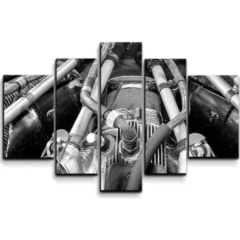Obraz Sablio Obraz - 5-dílný Motor - 125x90 cm