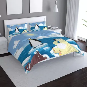 Povlečení Sablio Povlečení Lední zvířátka - 140x200 / 90x70