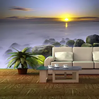 Tapeta Sablio Tapeta Kameny v jezeře - 125x75 cm