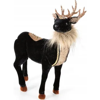 Vánoční dekorace SOB VÁNOČNÍ OZDOBA DEKORACE 350 20x9x33 cm ČERNÁ