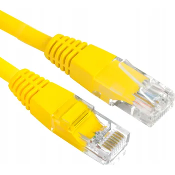 Síťový kabel Patchcord LTC U/UTP 5e RJ45 / RJ45 5 m žlutý