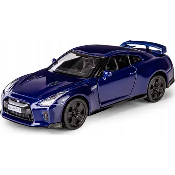 autíčko RMZ City NISSAN GT-R (R35) MODRÝ 12cm NOVÝ KOVOVÝ MODEL V KRABIČCE