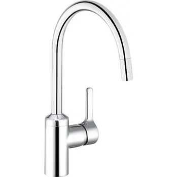 Vodovodní baterie Kludi Baterie dřezová páková stojánková, otočný a vytahovací výtok, chrom, BINGO STAR