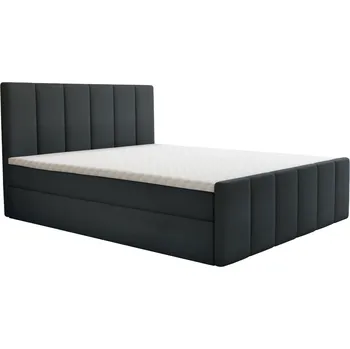 Postel Tempo Kondela Boxspringová postel, 140x200, šedá, STAR