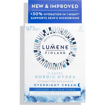 Pleťový krém Hydratační krém na obličej Lumene Nordic Hydra [Lähde] noční 50 ml