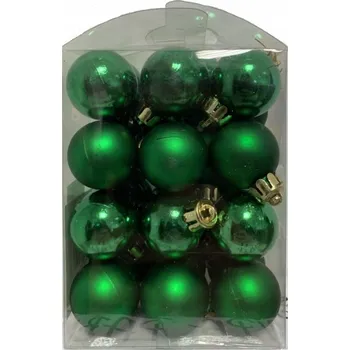 Vánoční dekorace VÁNOČNÍ VÁNOČNÍ BAŇKY BUBLINOVÉ KOULE ZLATÁ SADA 3 KS 6 Ks 2,5 cm