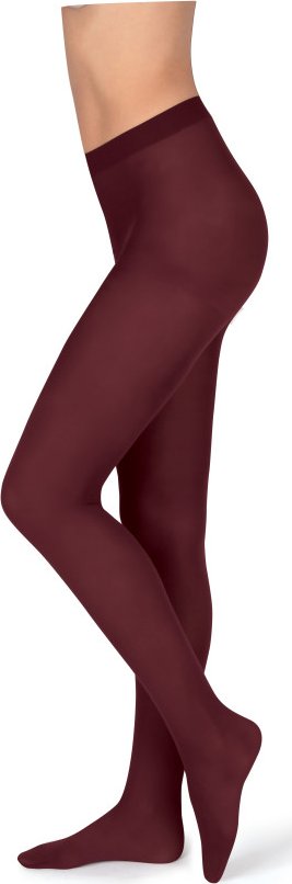 EVONA a.s. Neprůhledné punčochové kalhoty ANABELA 025 vínové - ANABELA 025 182-116