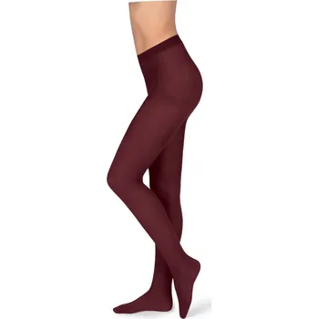 Dámské punčochy EVONA a.s. Neprůhledné punčochové kalhoty ANABELA 025 vínové - ANABELA 025 182-116