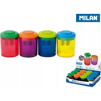 Ořezávátko Ořezávátko dvojité s nádobkou Milan modré, zelené