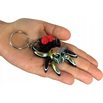 Figurka Pavoučík Skákavka se srdíčkem – Kloubová pohyblivá mini figurka a přívěsek na klíče!