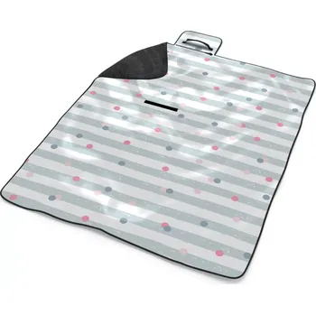 deka Sablio Plážová deka Tečky a pruhy: 200x140 cm