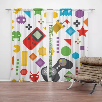 Závěs Sablio Závěs Videohra: 2ks 140x250cm