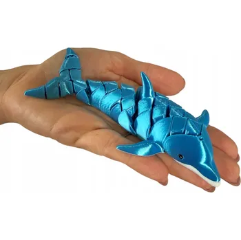Segmentový delfín 3D – ohebná pohyblivá figurka, hračka, dárek