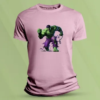 Dětské bavlněné tričko Zuřivý Hulk Růžová velikost 140 (9-11 let)