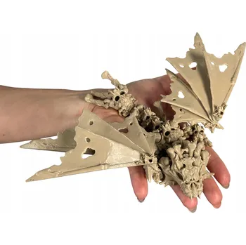 Figurka Kloubový Kostlivec Drak – temná 3D figurka s pohyblivými křídly
