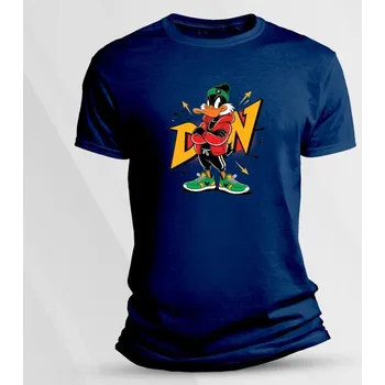 Dětské tričko s potiskem Cool Duck velikost 128 (7-8 let) Námořnická modrá