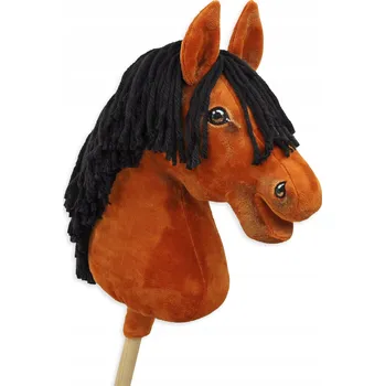 Hobby horsing Hobby Horse prémiový kůň na tyči - světle hnědý A3