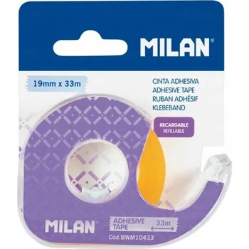 Lepicí páska Samolepicí páska s dávkovačem 19 mm x 33 m milan
