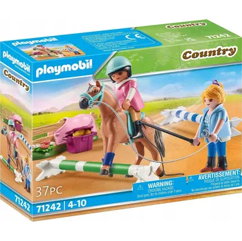 Stavebnice Playmobil PLAYMOBIL Country 71242 Výuka jízdy na koni