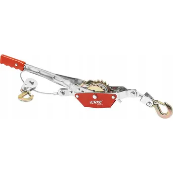 Stavební technika Lanový zvedák s tažnou silou 2T (2 tuny), lano 4,5 mm, délka 250 cm