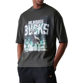 Triko New Era NBA Washed Graphic Milwaukee Bucks 60684353-20 Velikost S