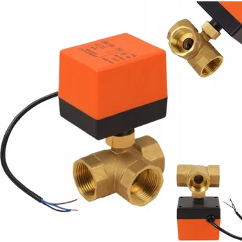 Ventil Elektromagnetický trojcestný ventil s přepínacím servopohonem 1 palec DN25