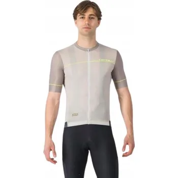 cyklistický dres Cyklistický dres Castelli Unlimited Endurance 2 stříbrný L