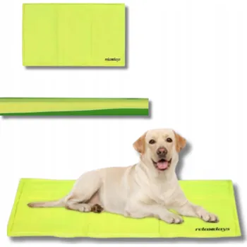 Pelíšek pro psa Mata Chłodząca Dla Psa Kota Zielona L 50x90 cm do domu auta