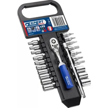 Gola sada Gola sada 1/4"; 22 dílů, šestihran, torx, na liště - Tona Expert (E030727)