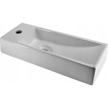 Umyvadlo Nástěnné umyvadlo obdélníkové Wiesbaden 38 cm bílé