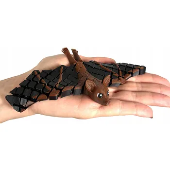 Figurka 3D Segmentový Netopýr – pohyblivá figurka s charakterem! Hračka, dekorace